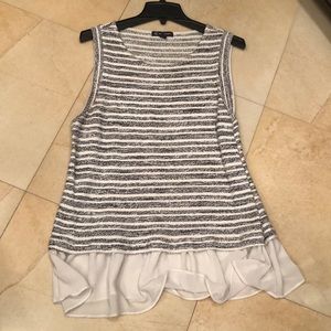 Sleeveless lightweight sweater